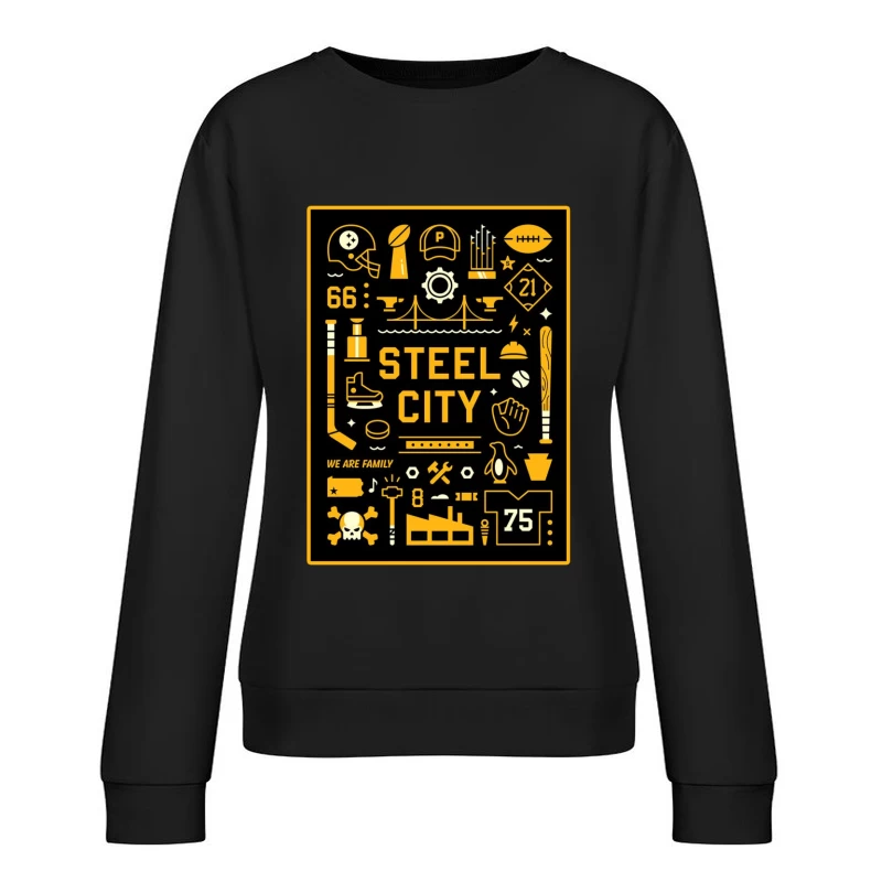 PITTSBURGH SPORTS Female Pullover Sweatshirt