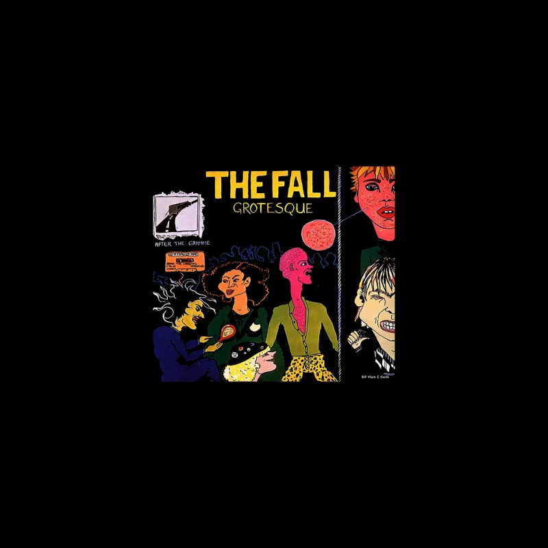 The Fall's "Grotesque" Post-Punk Album Cover Illustration iPhone Case