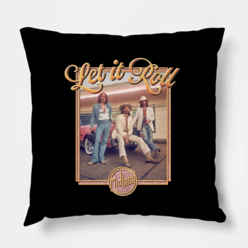 midland music logo Throw Pillow