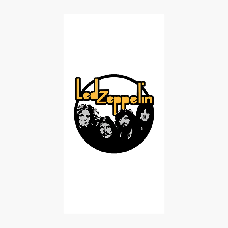 Led Zeppelin Vintage iPhone Case