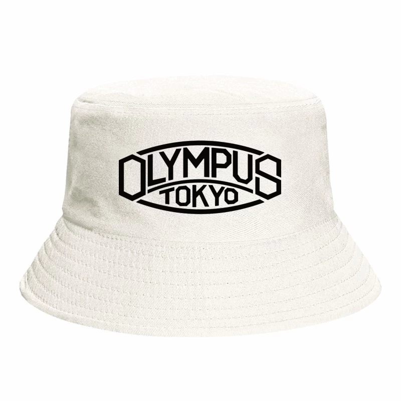 Olympus Tokyo Vintage Camera Brand Logo Bucket Hat