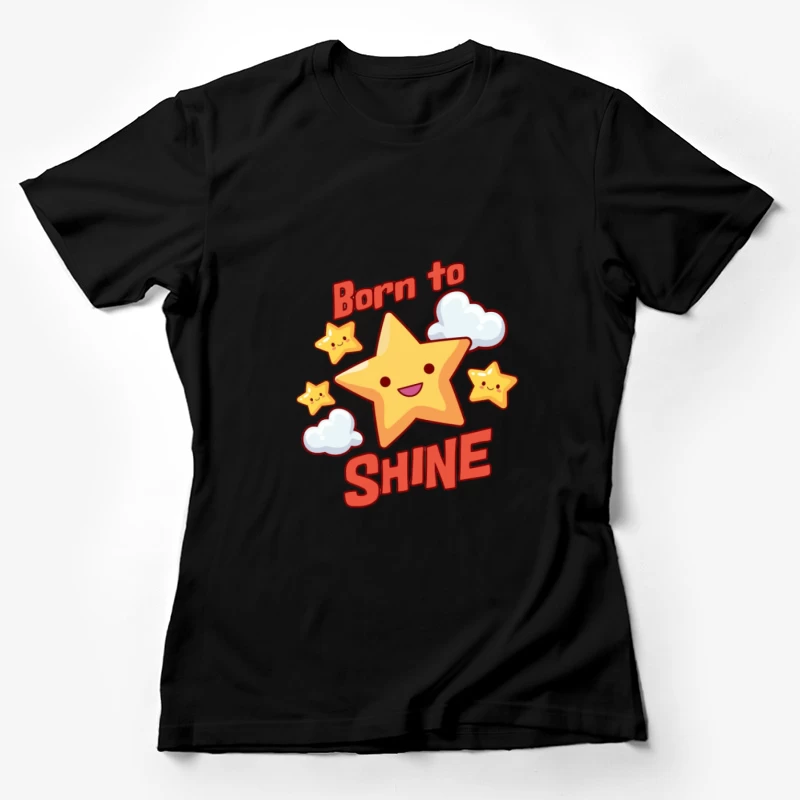 Niedlicher Stern mit Slogan Damen T-Shirt