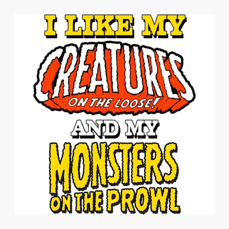 How I like my Creatures and Monsters Pin