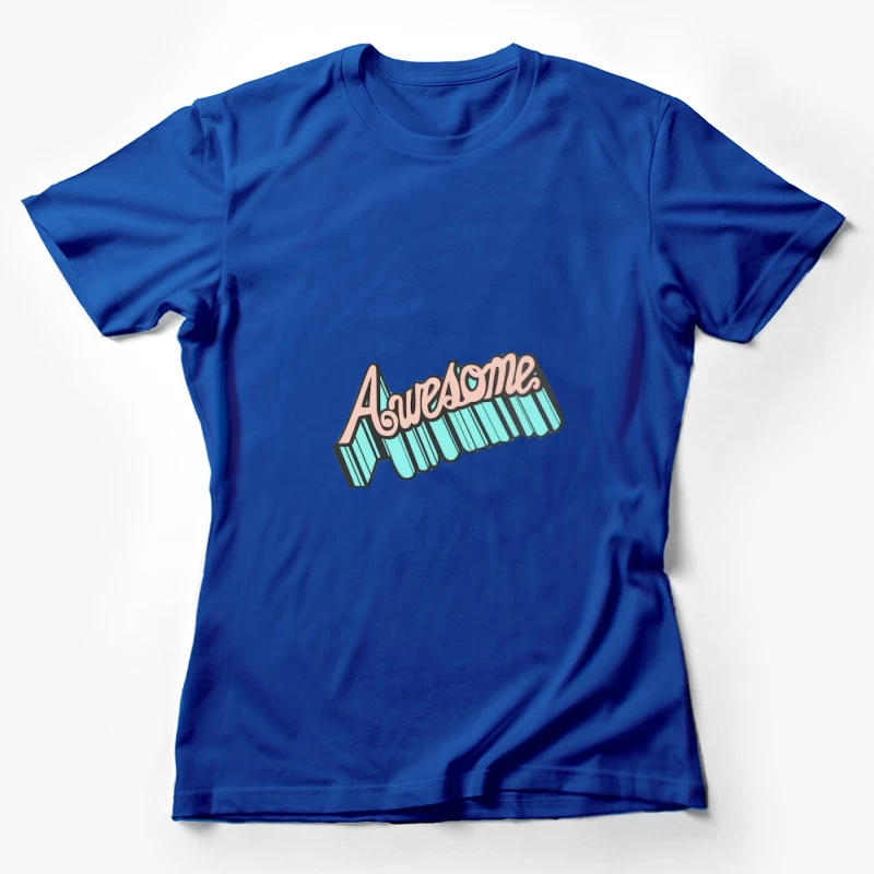 Erstaunlicher Schriftzug mit Retro-Touch Damen T-Shirt
