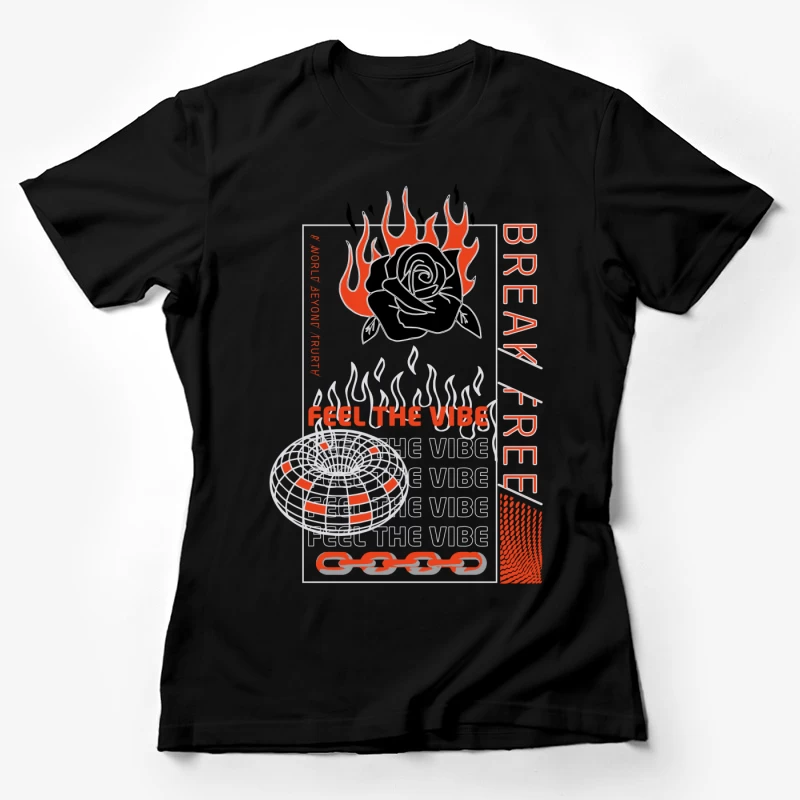 Freiheit und Vibes Damen T-Shirt