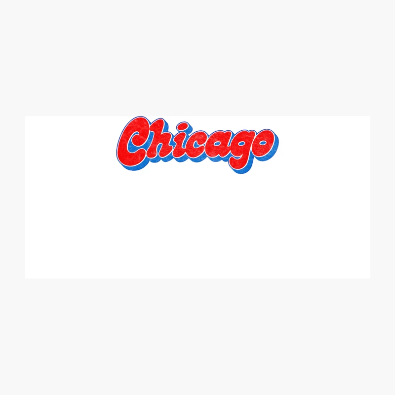 Chicago Cubs   Retro Colors Faded Style Design Coffee Mug
