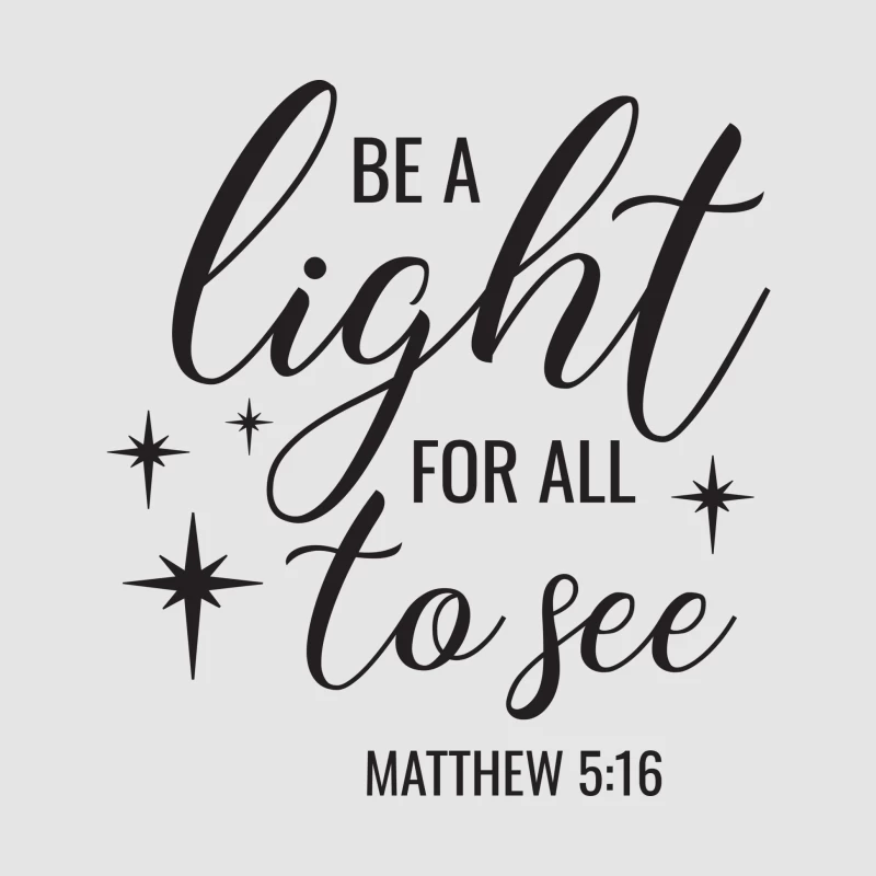Citation inspirante de Matthew 5:16 Homme Sweat à capuche