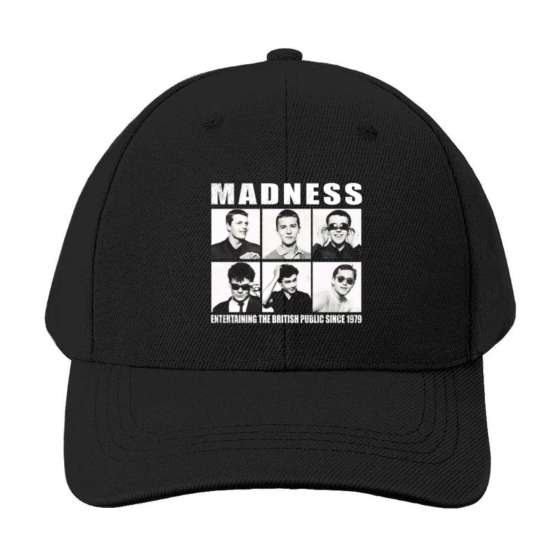 Vintage Portrait Collection of British Ska Band Madness - Since 1979 Baseball Cap