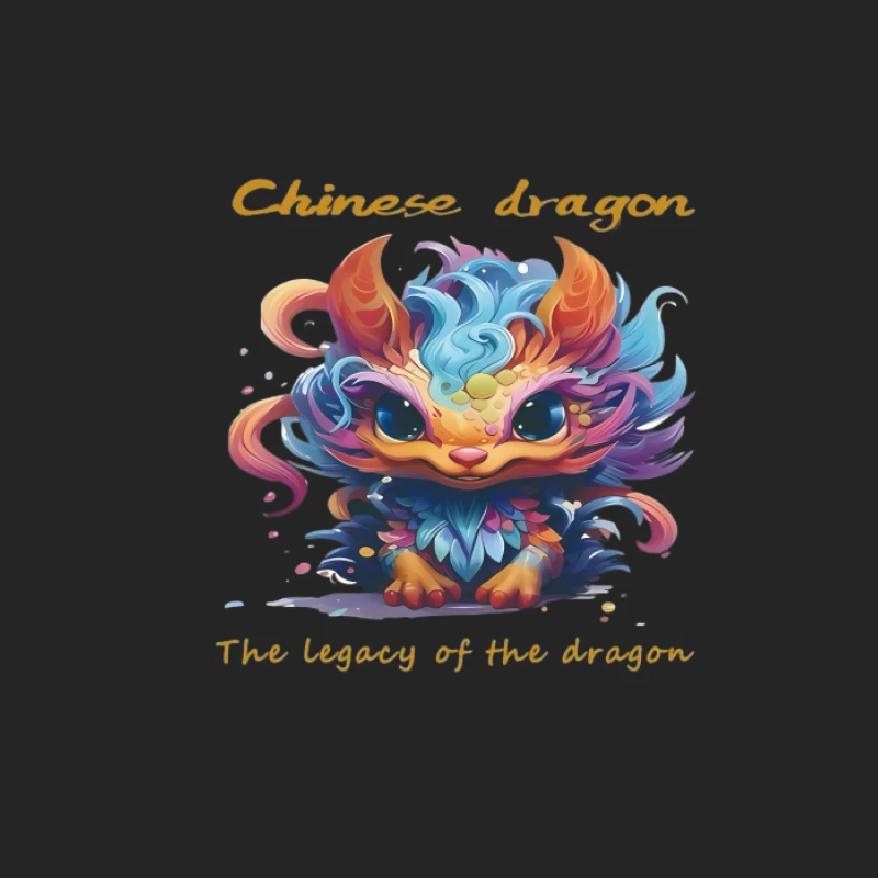 Farbenfroher chinesischer Drache Herren Pullover Sweatshirt