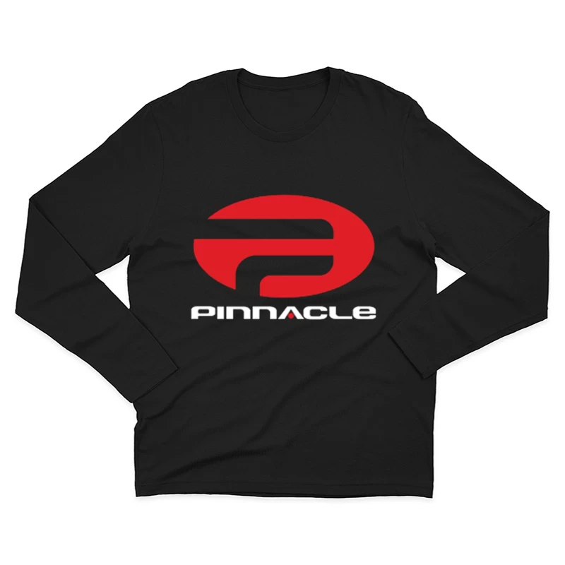 Pinnacle Sports Equipment Brand Logo Design Male Long Sleeve T-Shirt