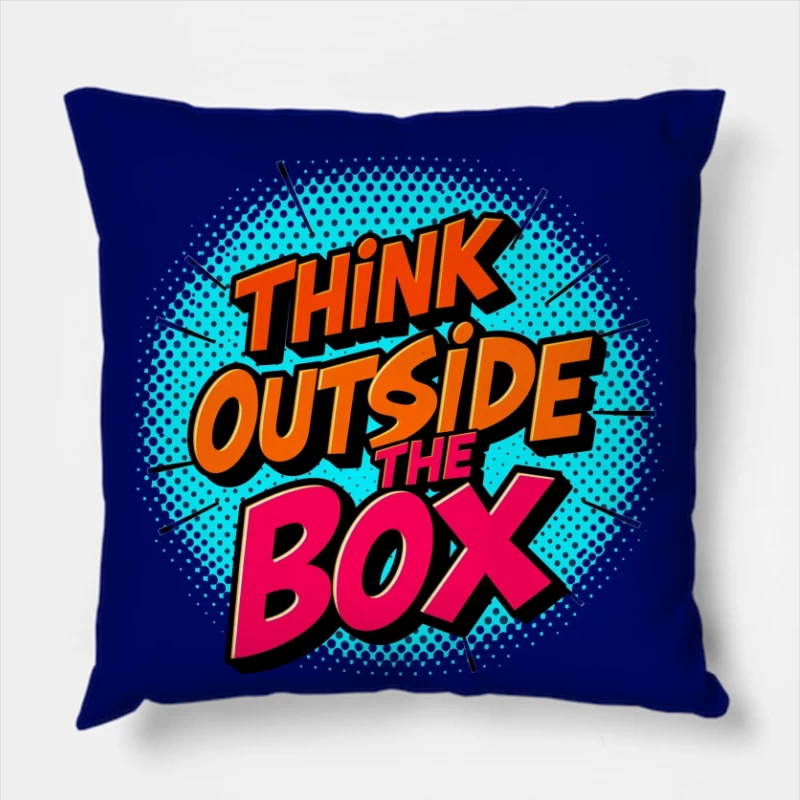 Creative Thinking Inspiration Throw Pillow