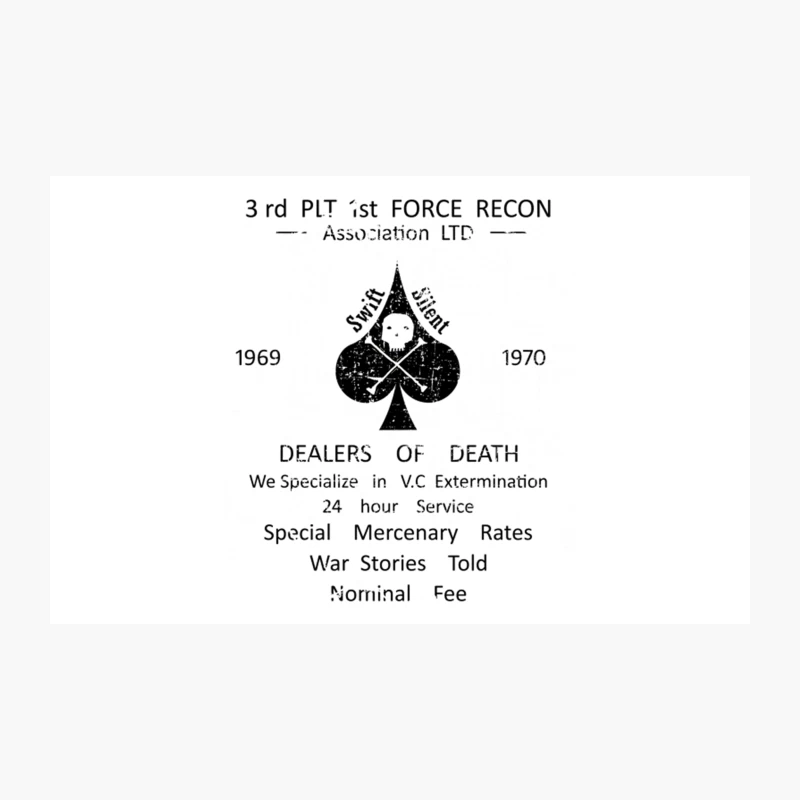 Vietnam Veteran - Force Recon, distressed Travel Mug