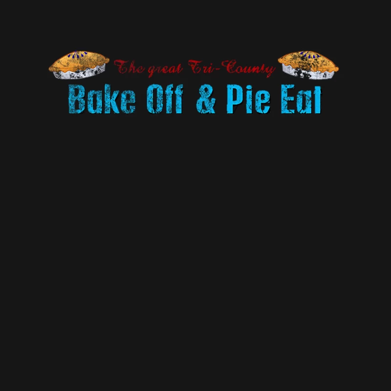 The Great Tri-County Bake Off & Pie Eat, distressed Mouse Pad