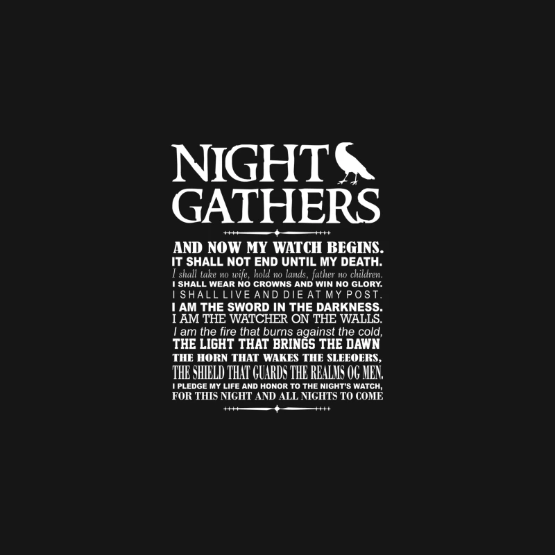 Night_s Watch Vow GOT Christmas Desk Mat