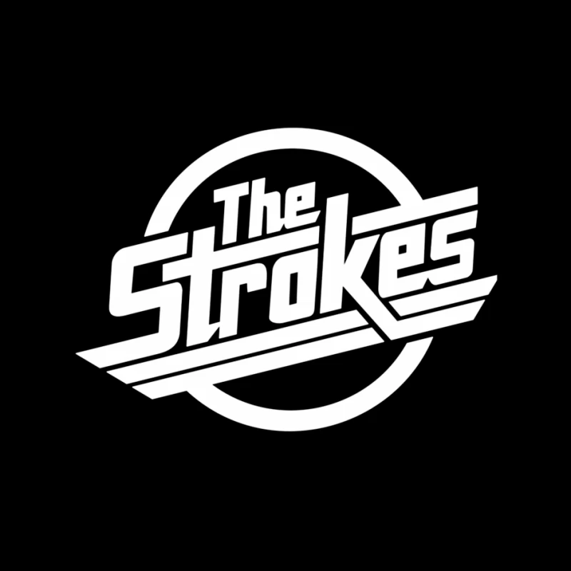 The Strokes Band Logo Outline Pin