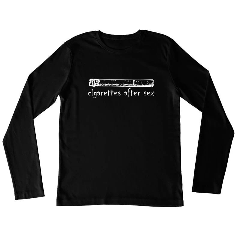 Cigarettes After Sex Logo White Female Long Sleeve T-Shirt