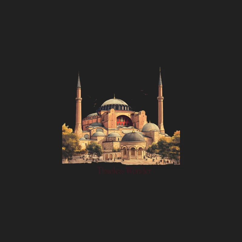 Timeless Wonder: The Majestic Hagia Sophia of Istanbul Bucket Hat