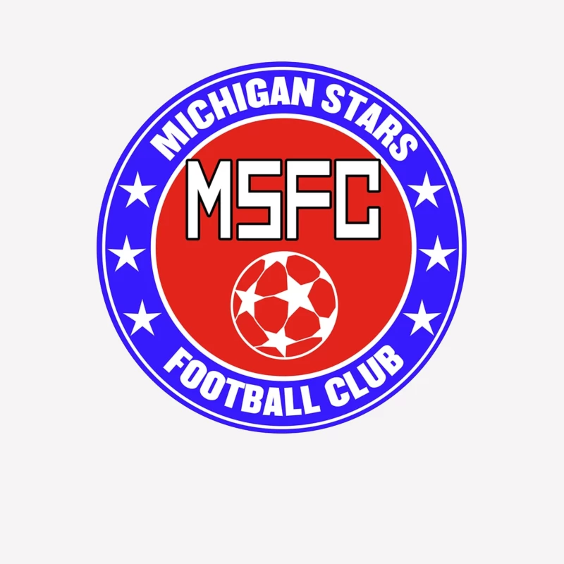 Michigan Stars Football Club Soccer Team Logo Female T-Shirt