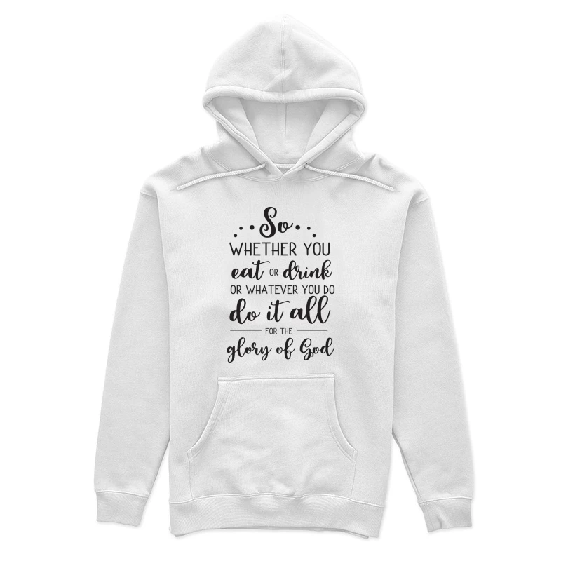 Inspirer la Gloire de Dieu dans Toutes Vos Actions Femme Sweat à capuche