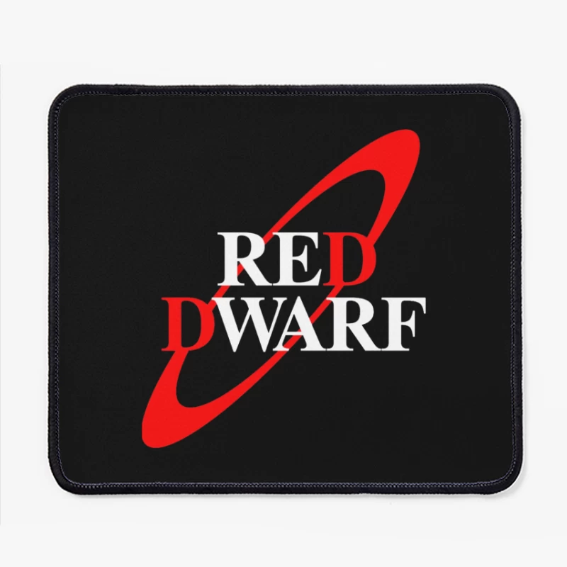 Red Dwarf Science Fiction TV Series Logo Mouse Pad