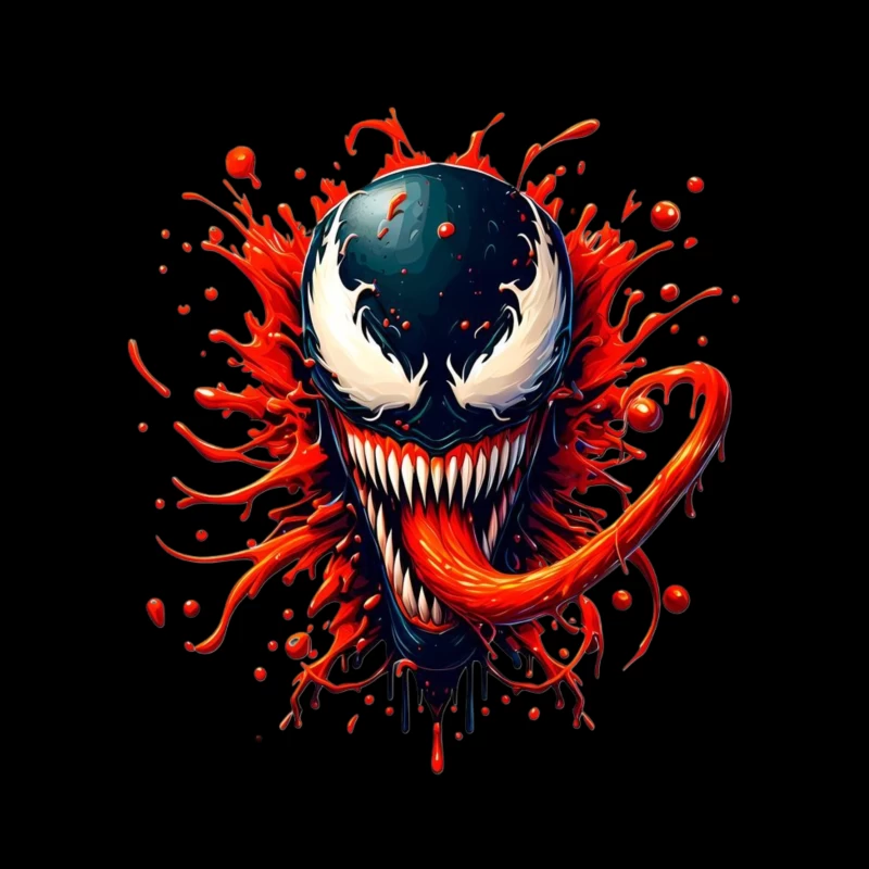 Venom Artwork Throw Pillow