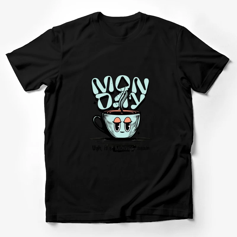 Illustration de tasse de café du lundi matin Homme T-Shirt