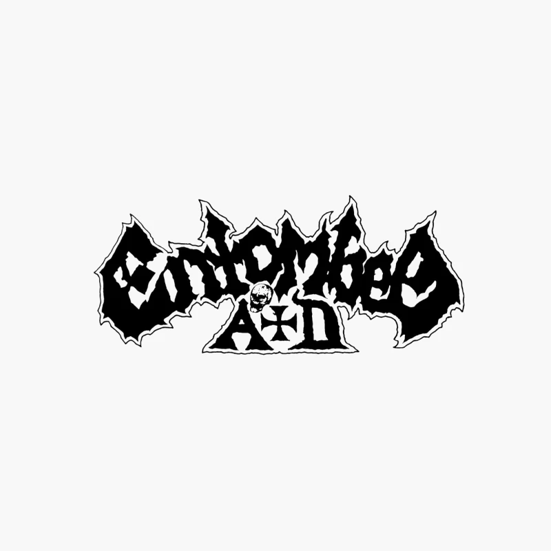 Entombed Black Logo Cotton Tote Bag