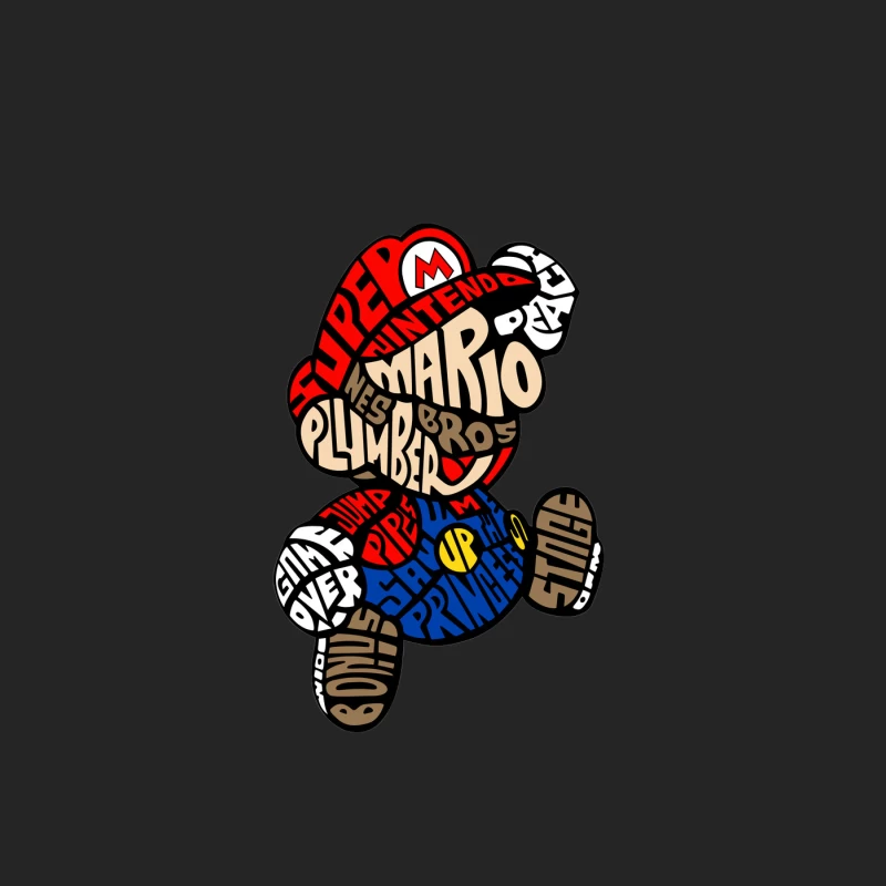 Typografie Mario Kunst Herren Pullover Sweatshirt