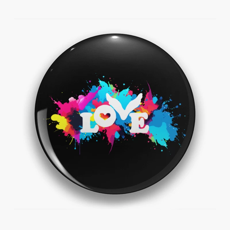 Coldplay Colorful Splash Pin