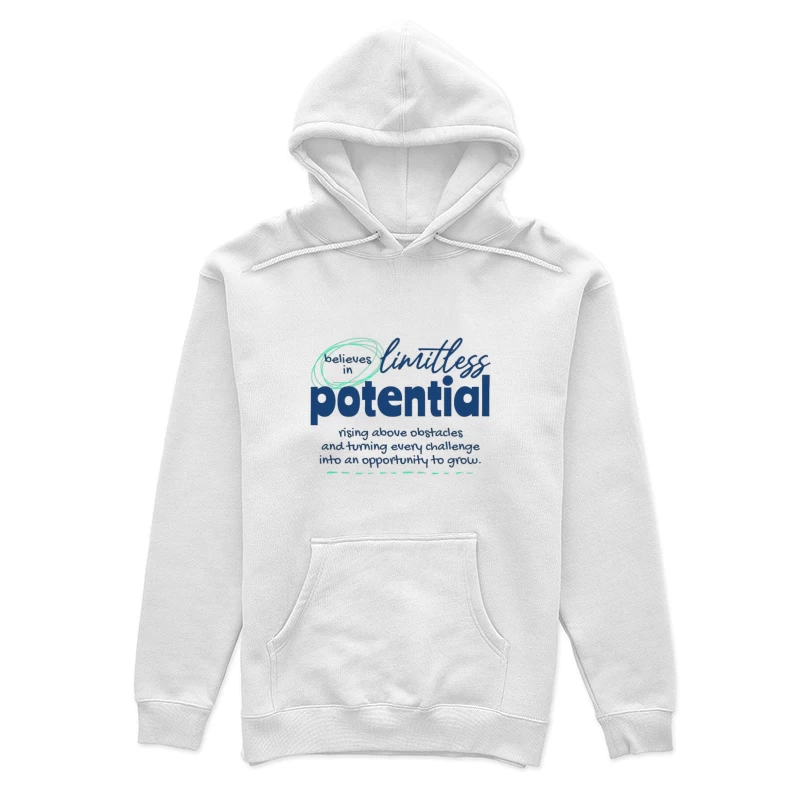 Glaube an grenzenloses Potenzial Damen Pullover Hoodie
