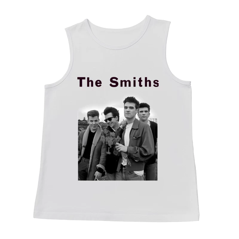 The Smiths: Iconic 1980s British Indie Rock Band Portrait Male Tank Top