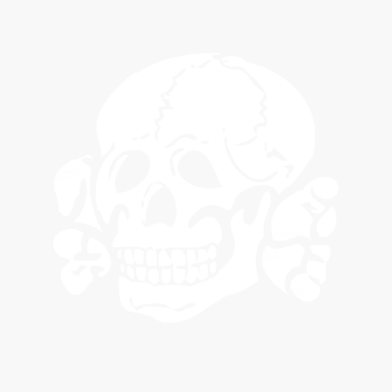 Totenkopf Skull Cotton Tote Bag