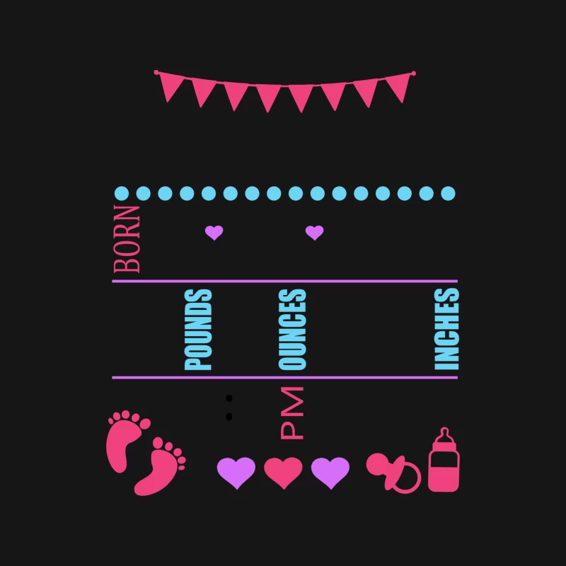 Design de naissance pour bébé Homme Manches Longues T-Shirt