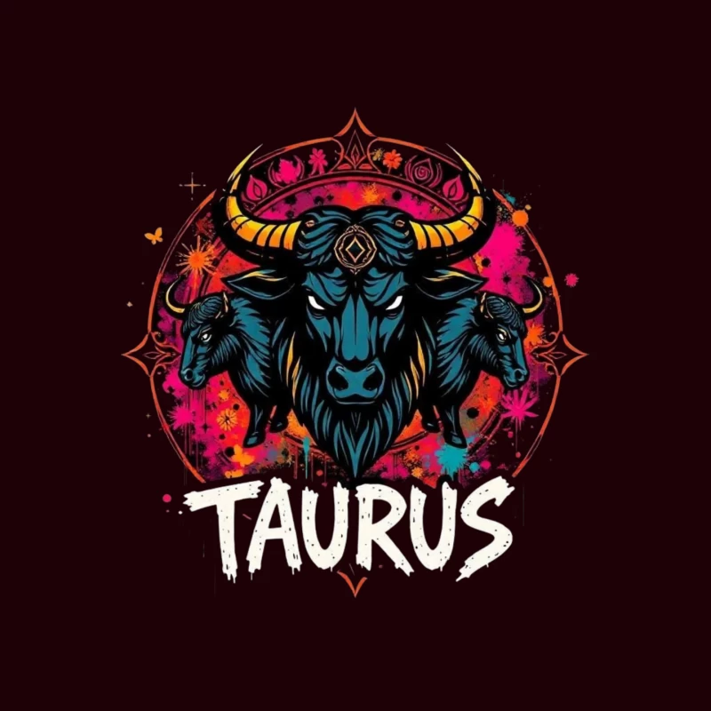 Taurus Astrology Art Mouse Pad