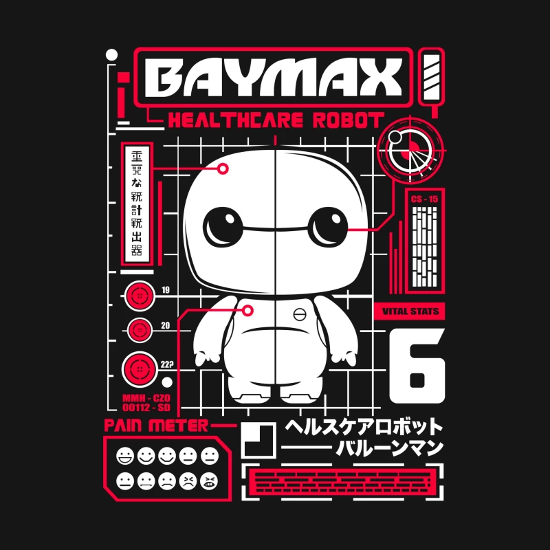 Baymax - Healthcare Robot from Disney Animation Male Long Sleeve T-Shirt