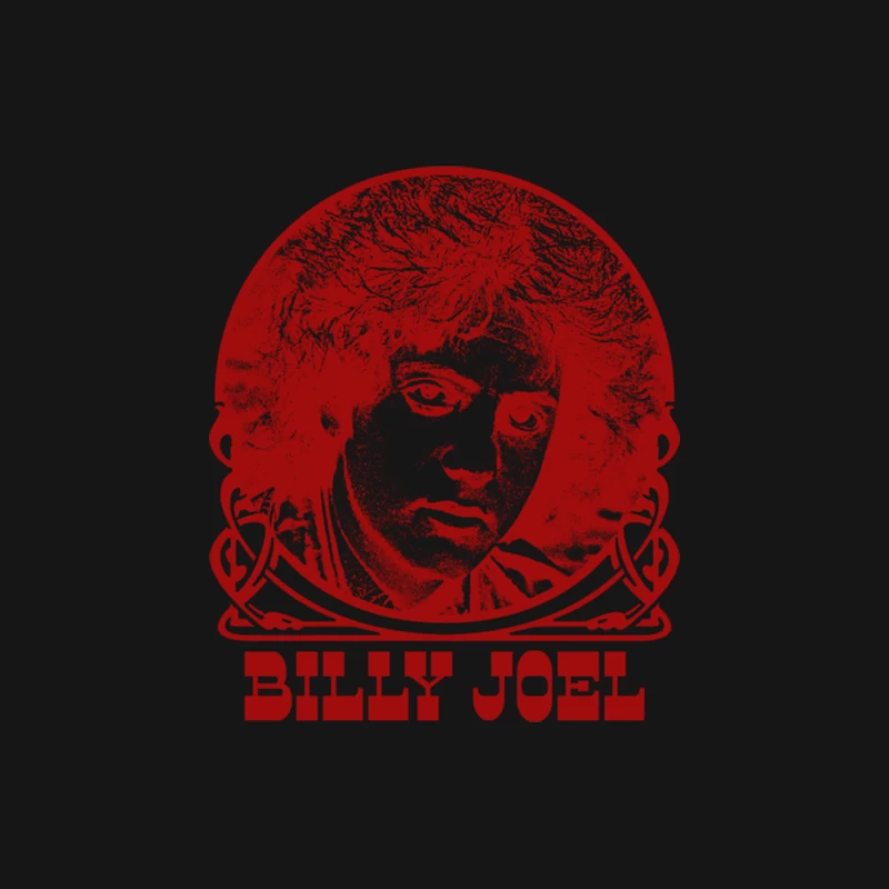 Billy Joel   Retro Style Faded Look Design Female Long Sleeve T-Shirt