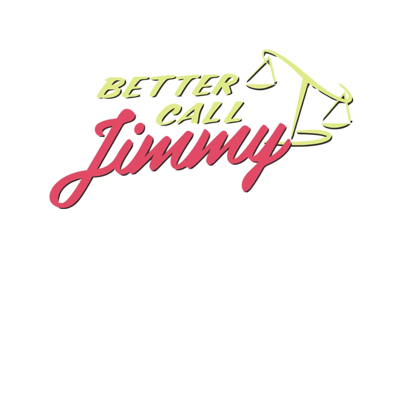 Better Call Jimmy: Legal Logo with Scales of Justice Tapestry