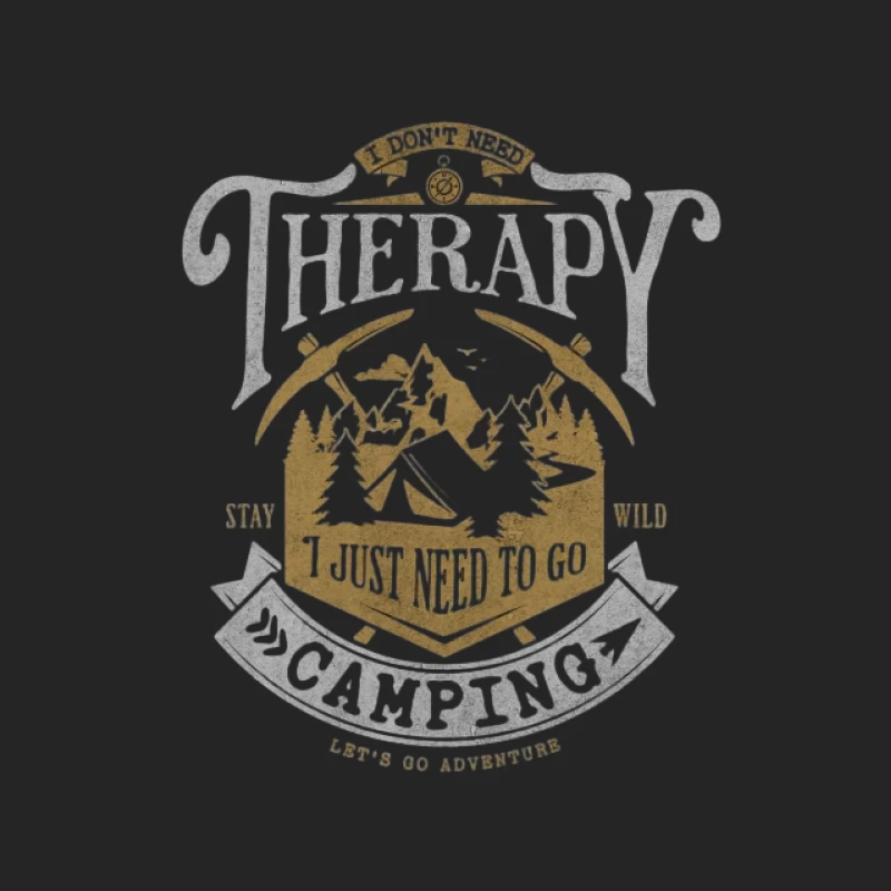 Thérapie de camping: Aventure en plein air Femme Sweat-shirt à enfiler