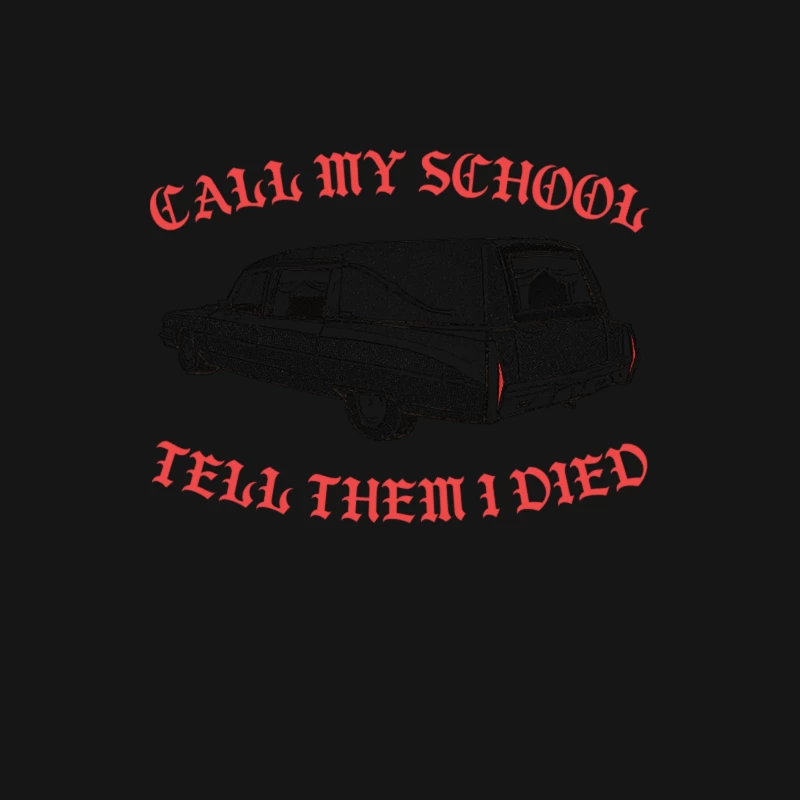 Call My School - Tell Them I Died - Nihilist Memes Male Long Sleeve T-Shirt