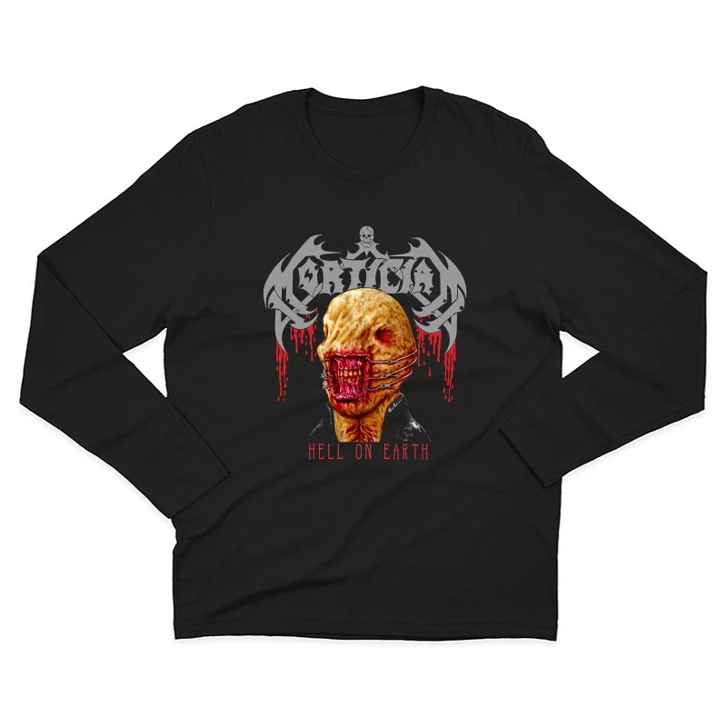 Mortician Hell On Earth Male Long Sleeve T-Shirt