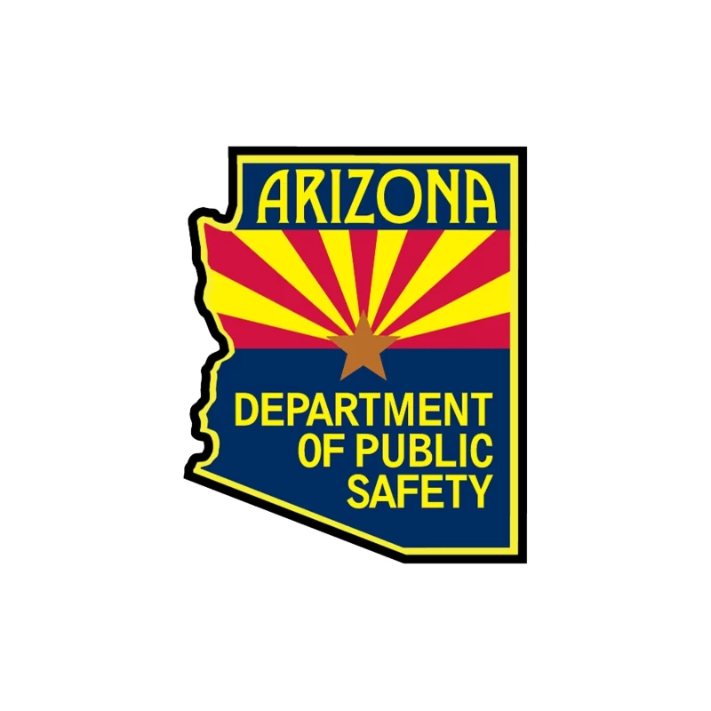 Arizona Department of Public Safety Official Logo Tapestry