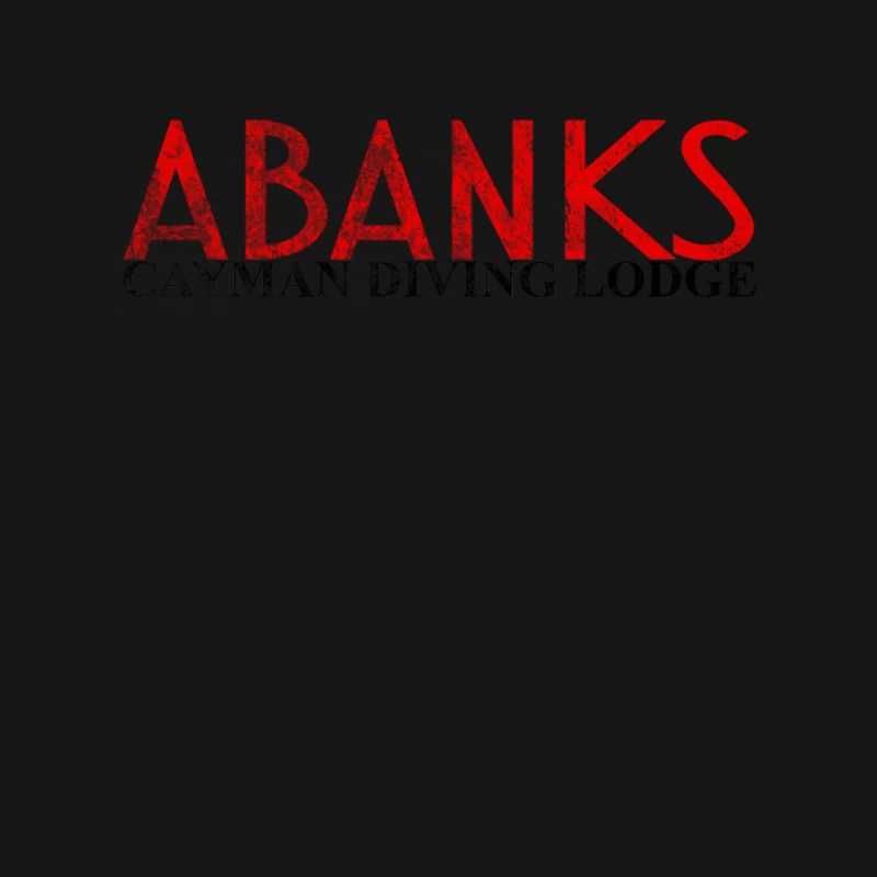 Abanks Cayman Diving Lodge, distressed Mouse Pad