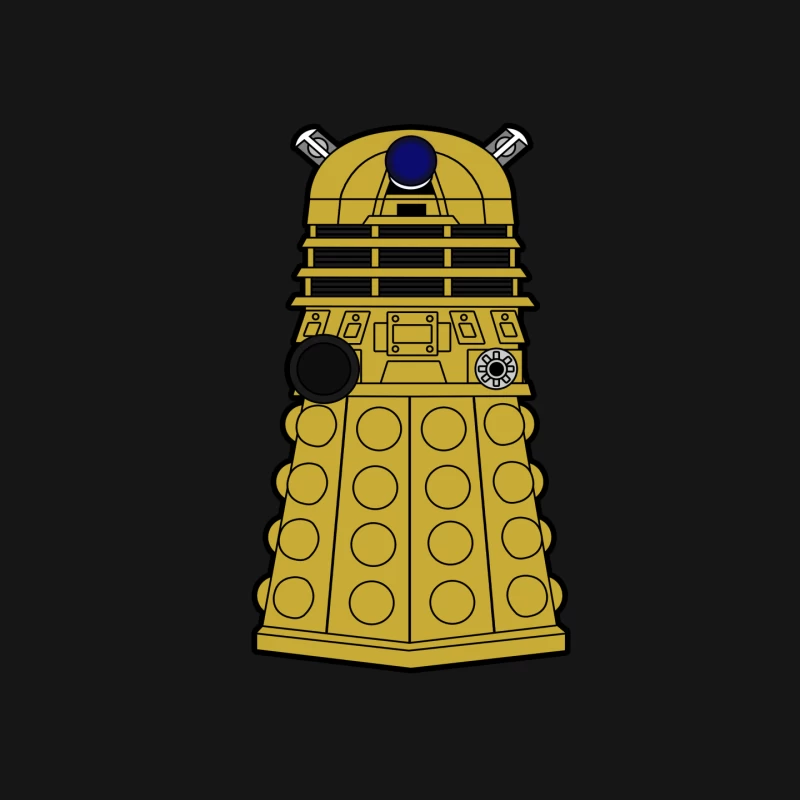 Iconic Dalek from Doctor Who Science Fiction Series Mouse Pad