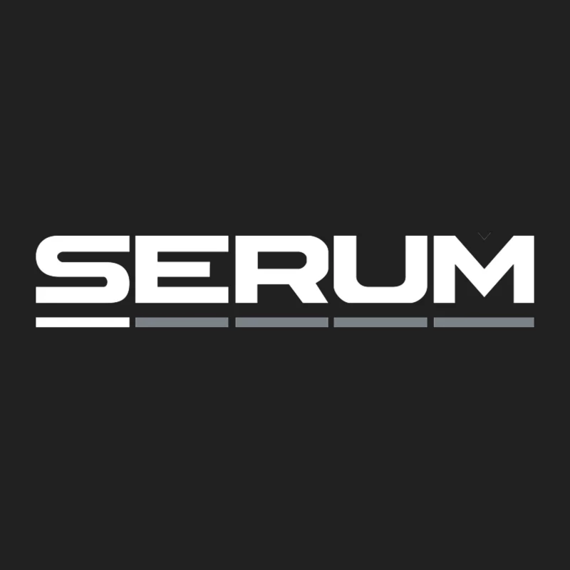 Minimalist Serum Audio Software Logo Design Bucket Hat