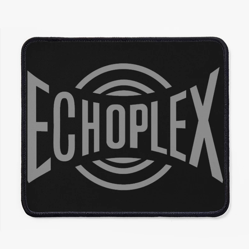 Echoplex Vintage Audio Brand Logo Design Mouse Pad