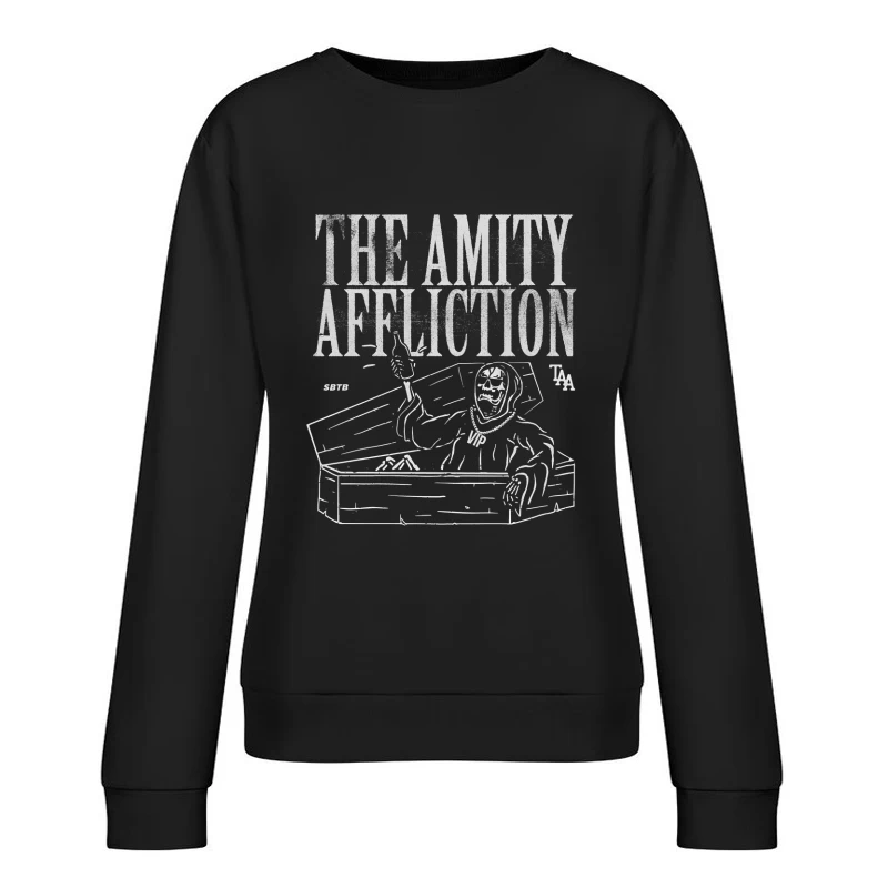 The Amity Affliction Coffin Female Pullover Sweatshirt