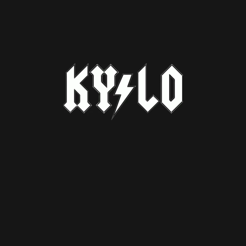 Hand-Drawn KISS Rock Band Logo Sketch Desk Mat
