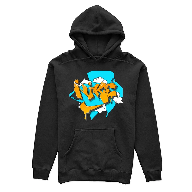 Graffiti-Stil Nike-Design mit leuchtenden Farben Damen Pullover Hoodie
