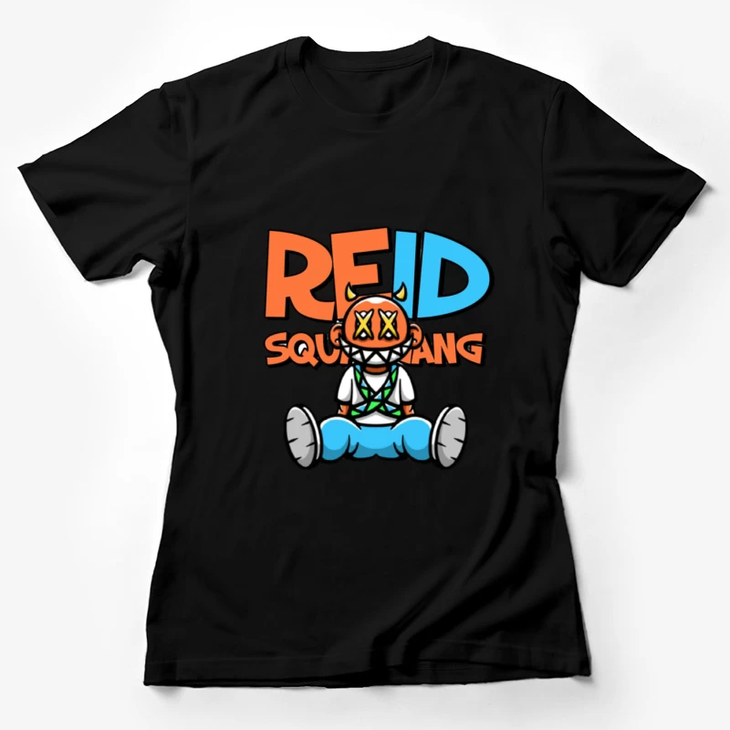 Reid Squid Gang Figuren Design Damen T-Shirt