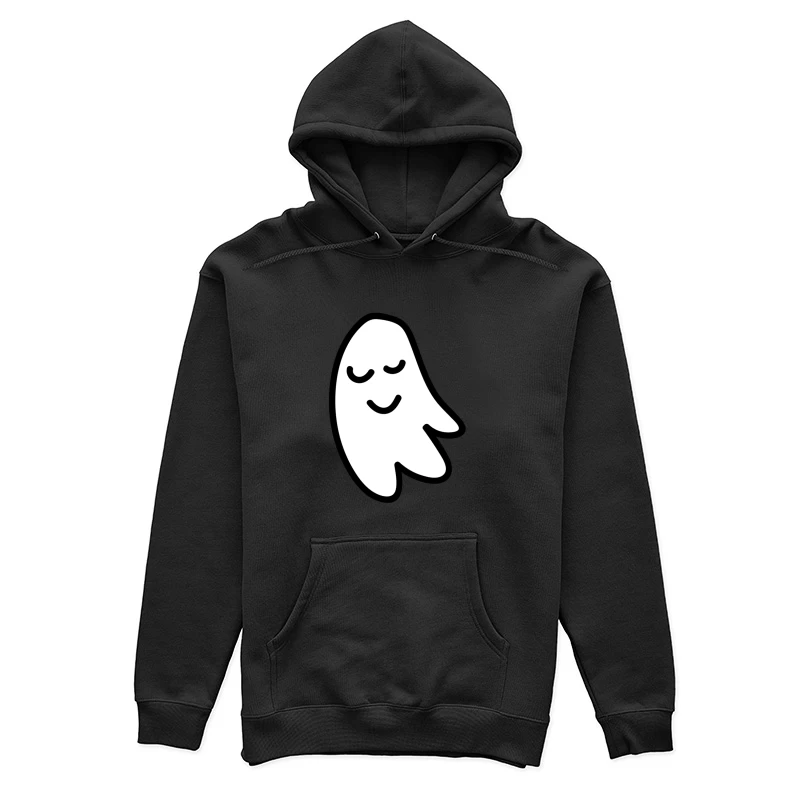 Fantôme souriant minimaliste Femme Sweat à capuche